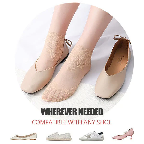 Ladies Fashion Lace Socks - Image 8