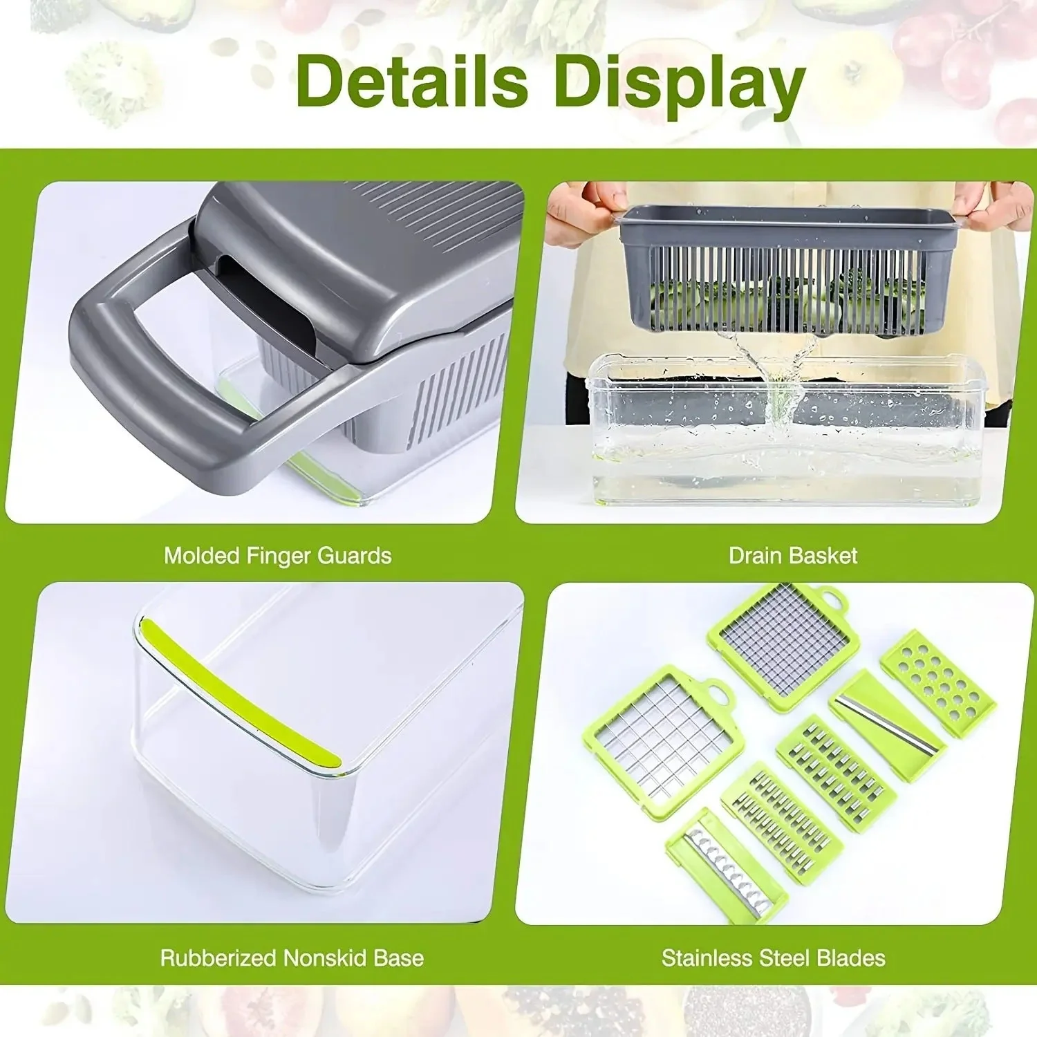 16 in 1 Multifunctional Vegetable Chopper - Image 3