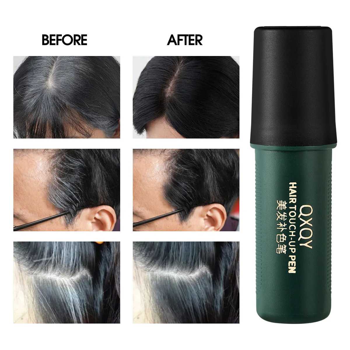 2-in-1 Hair Color Touch-Up Stick with Comb - Image 2