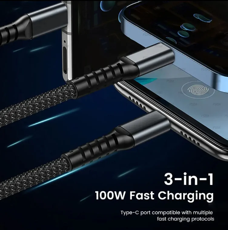 3 in 1 Charging Cable - Image 2