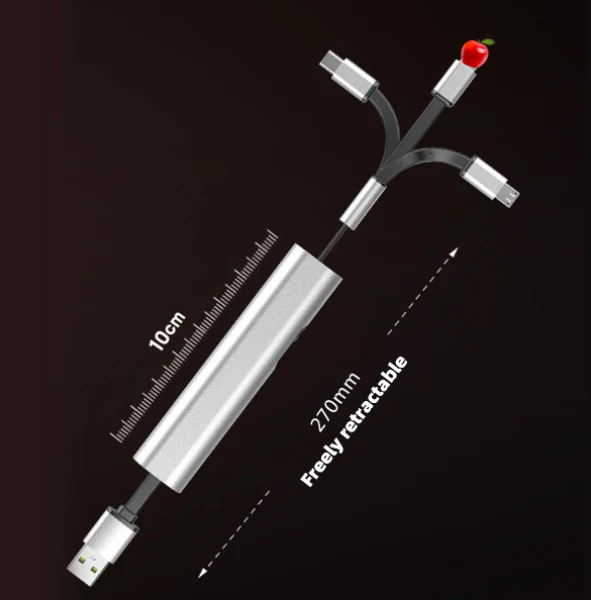 3-in-1 Retractable Cable - Image 4