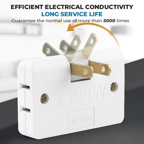 3 in 1 Rotating Socket 180 Degree - Image 5