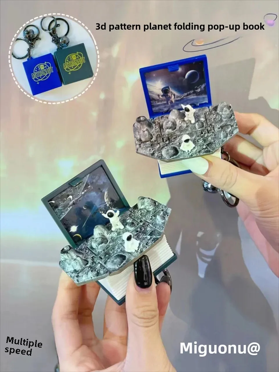 3D Foldable Educational Space Man Keychain - Image 3