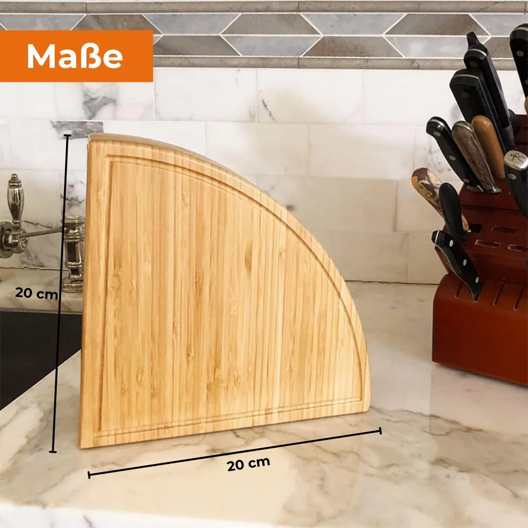 4 Layers Round Wood Rotating Serving Plate - Image 5