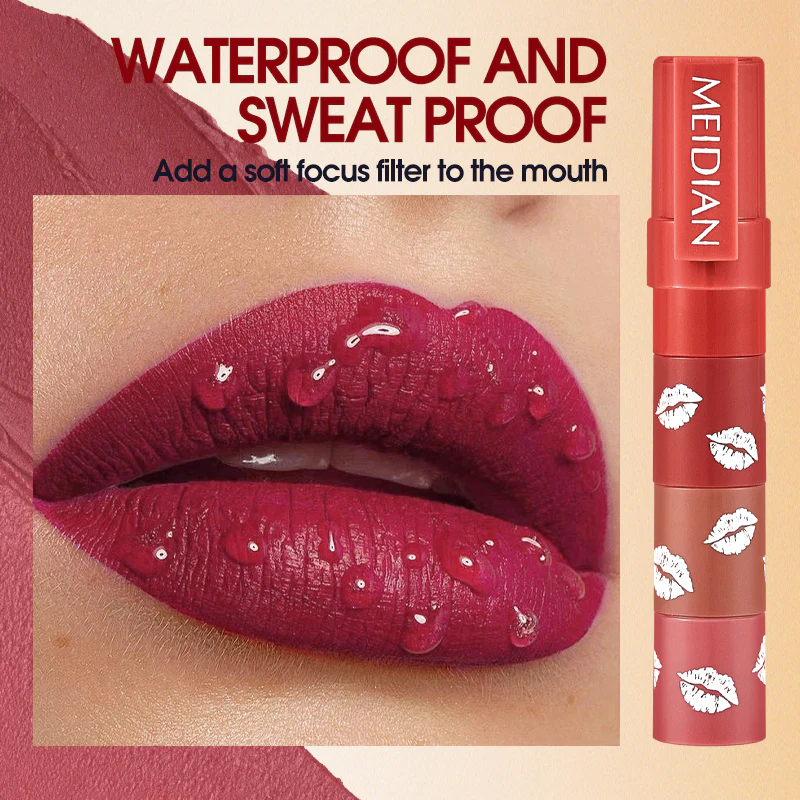4 Shades Set Soft Mist Velvet Matte Lipstick - Image 7