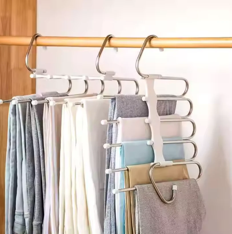 5 Layers Multifunction Pants Hanger - Image 2