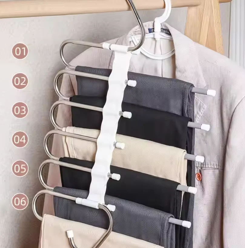 5 Layers Multifunction Pants Hanger - Image 4