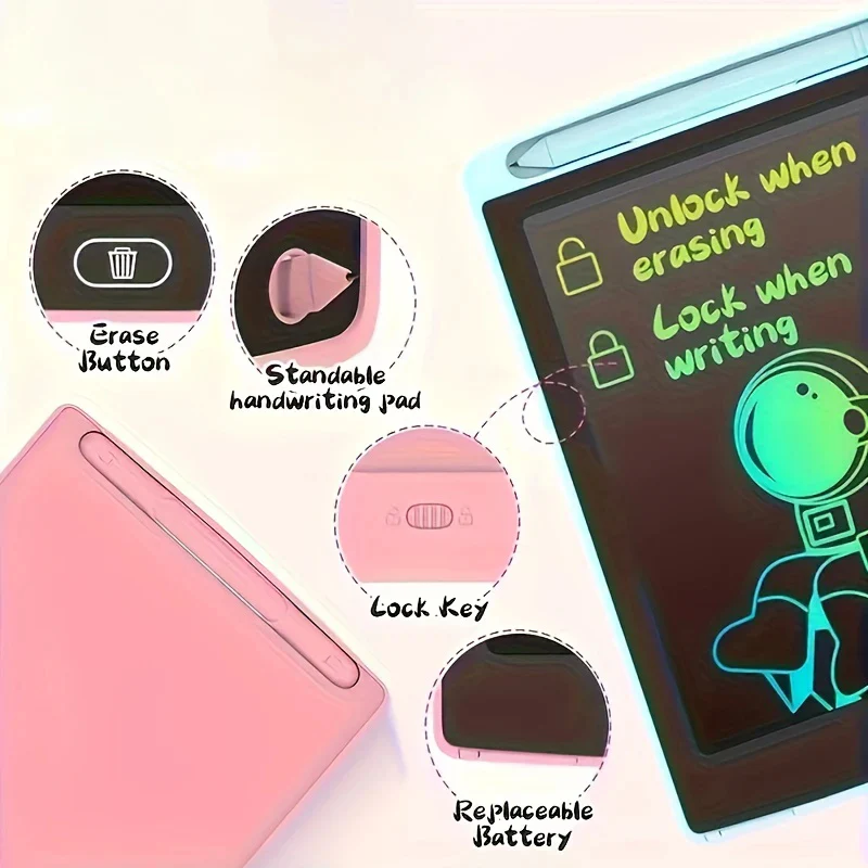 8.5 Inch Portable Colorful LCD Writing Tablet - Image 7