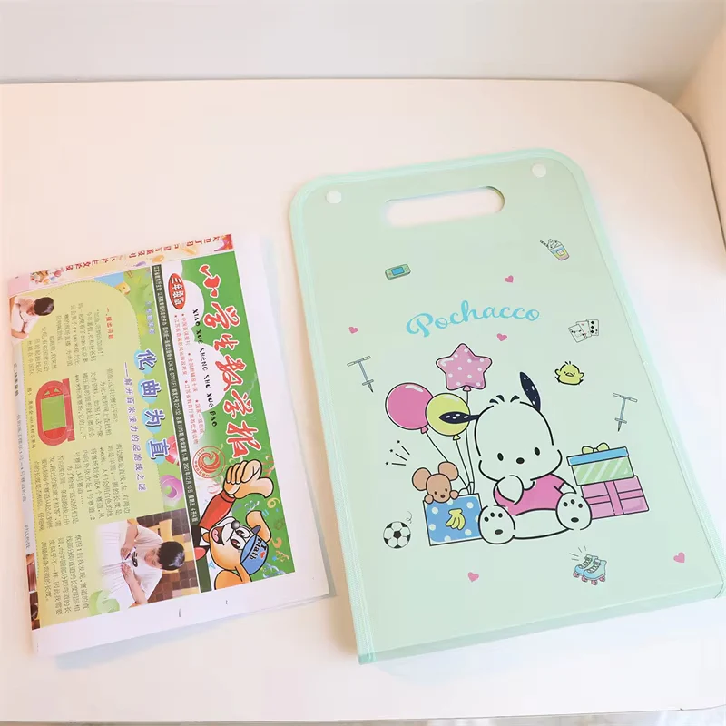 A4 Handheld Plastic Accordion File Folder - Image 7