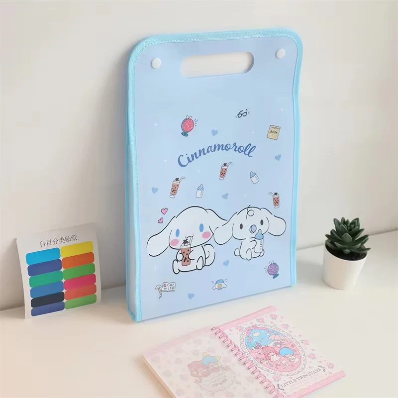A4 Handheld Plastic Accordion File Folder - Image 9