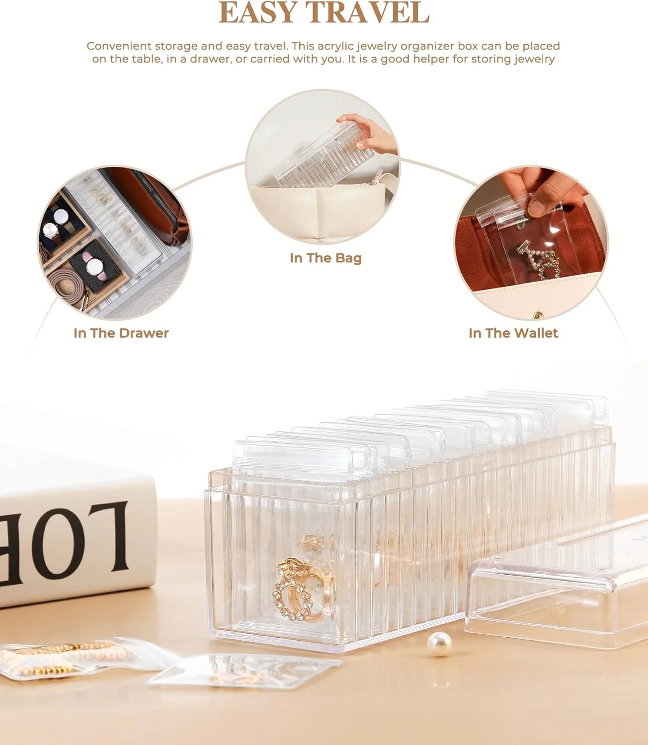 Acrylic Jewelry Box Organizer - Image 12