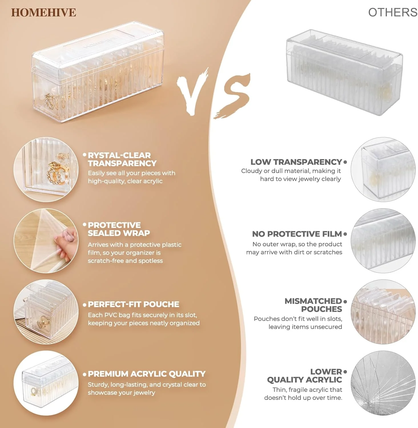 Acrylic Jewelry Box Organizer - Image 6