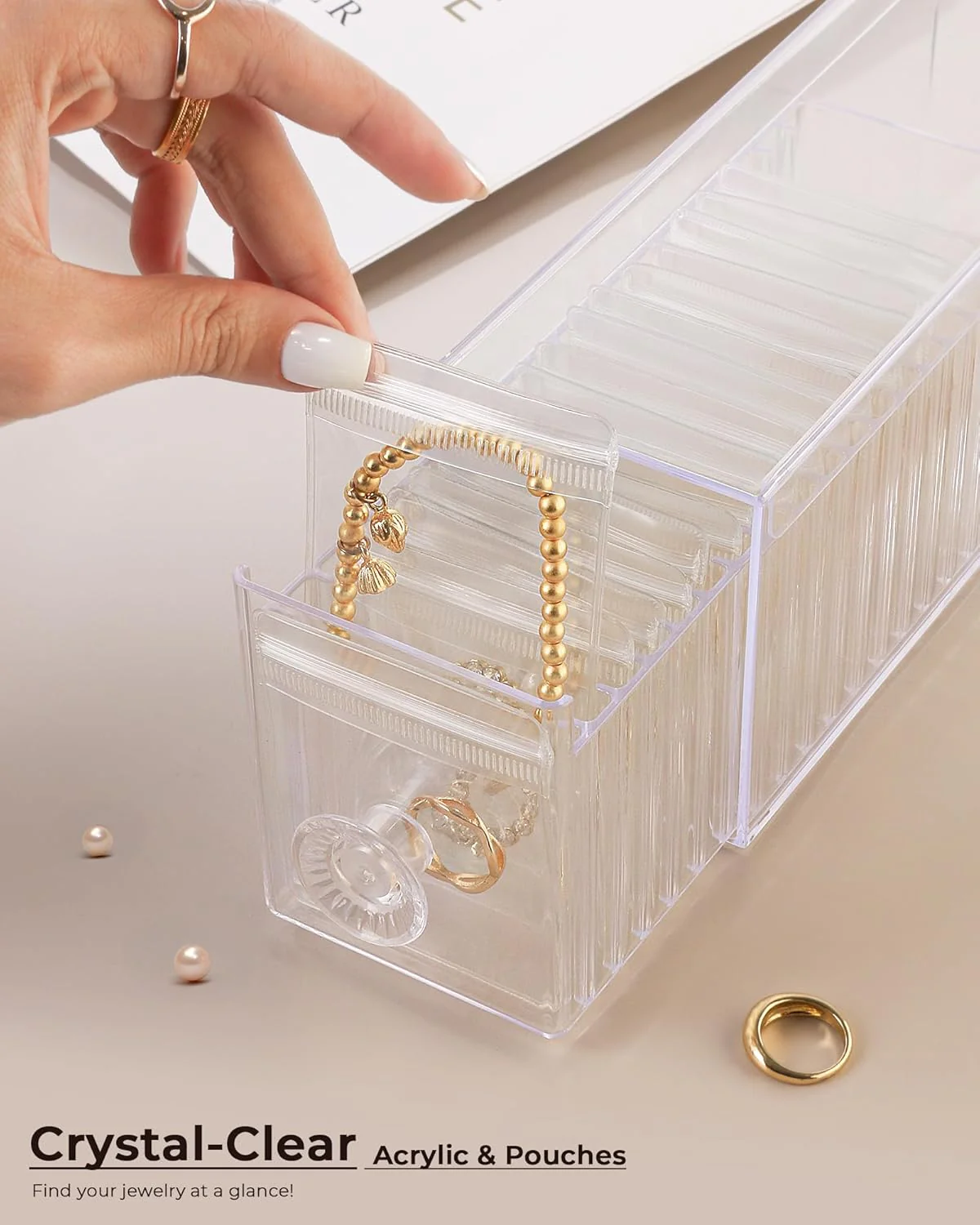 Acrylic Jewelry Box Organizer - Image 8