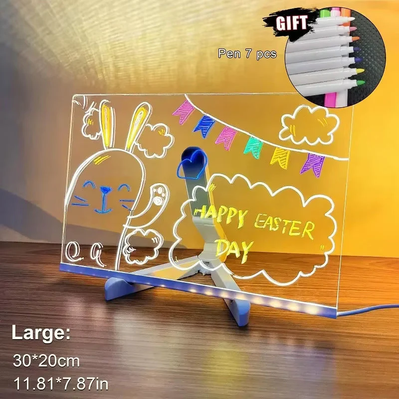 Acrylic Note Board with Color Light - Image 5