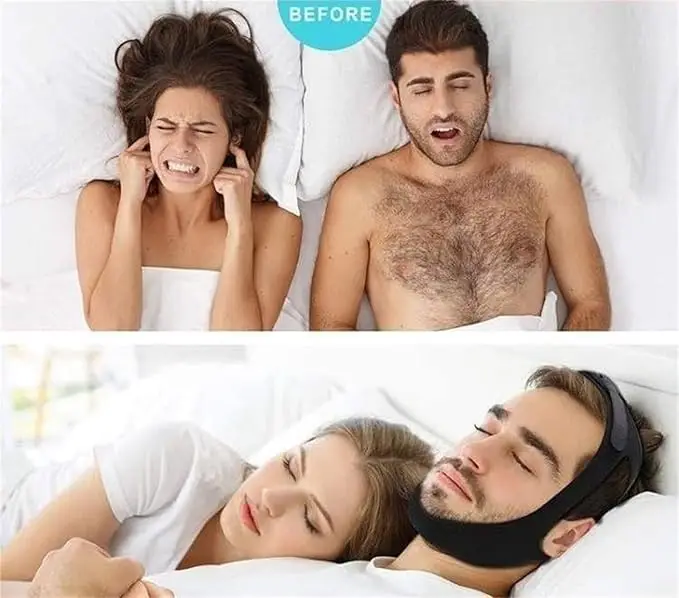 Adjustable Anti-Snore Chin Strap - Image 4