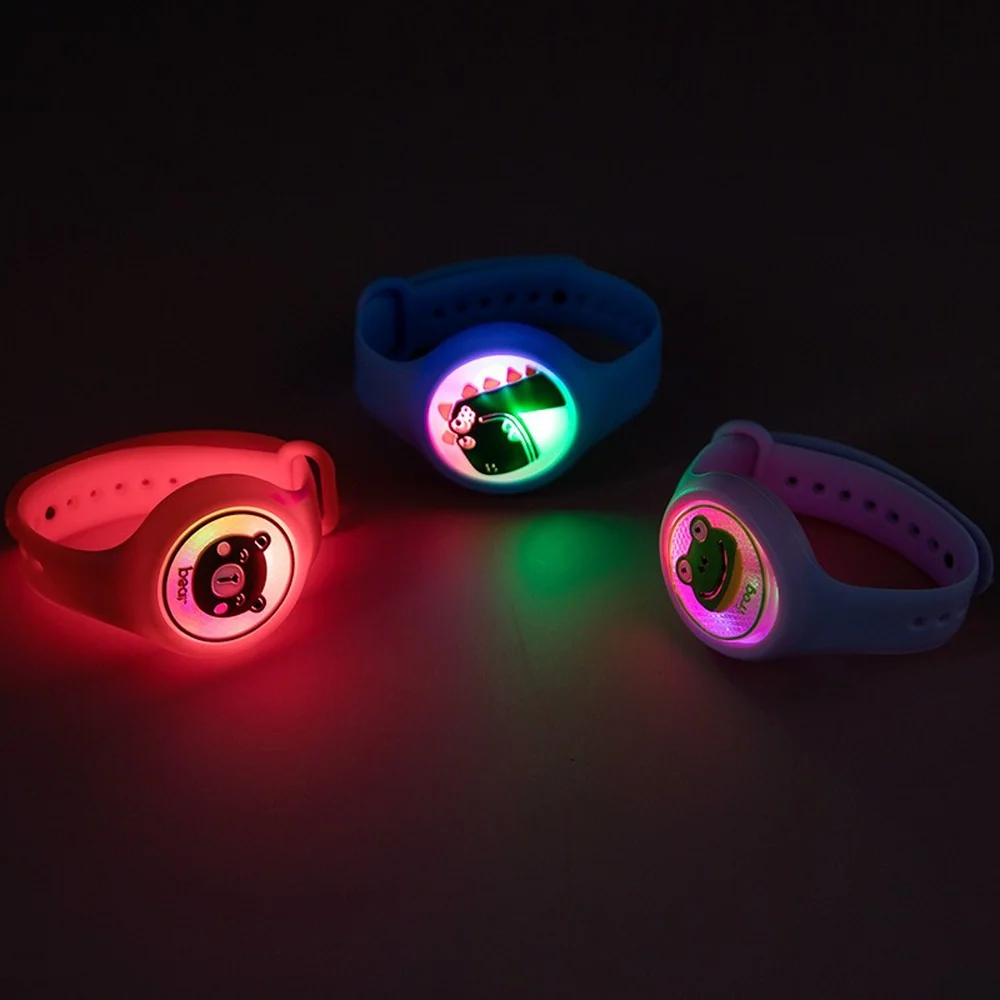 Adjustable Mosquito Replent Brace Safe Natural Essential Oil Glowing Wristband Watch - Image 6
