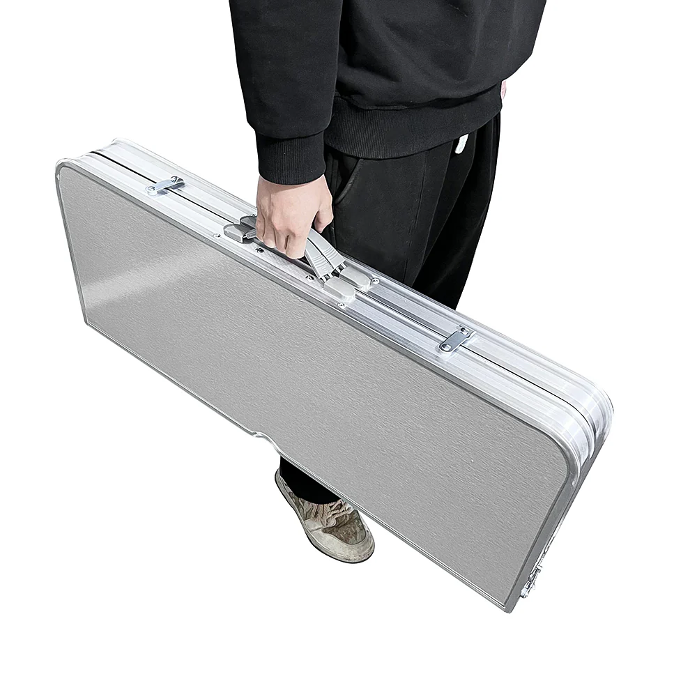 Aluminum folding table with 4 Seats Portable Camping Table - Image 2