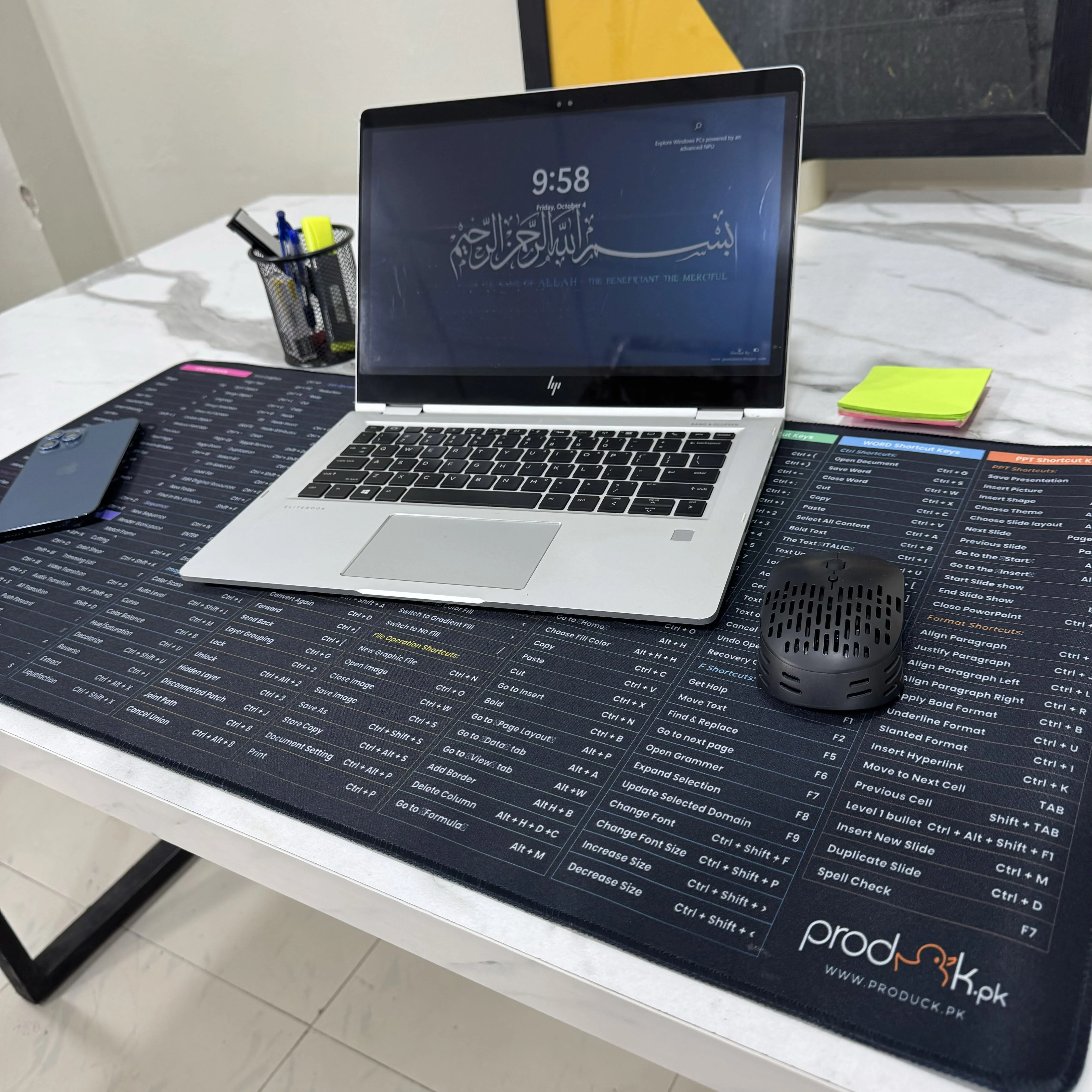 Anti-slip Keyboard Pad with Office And Adobe Software Shortcuts - Image 3