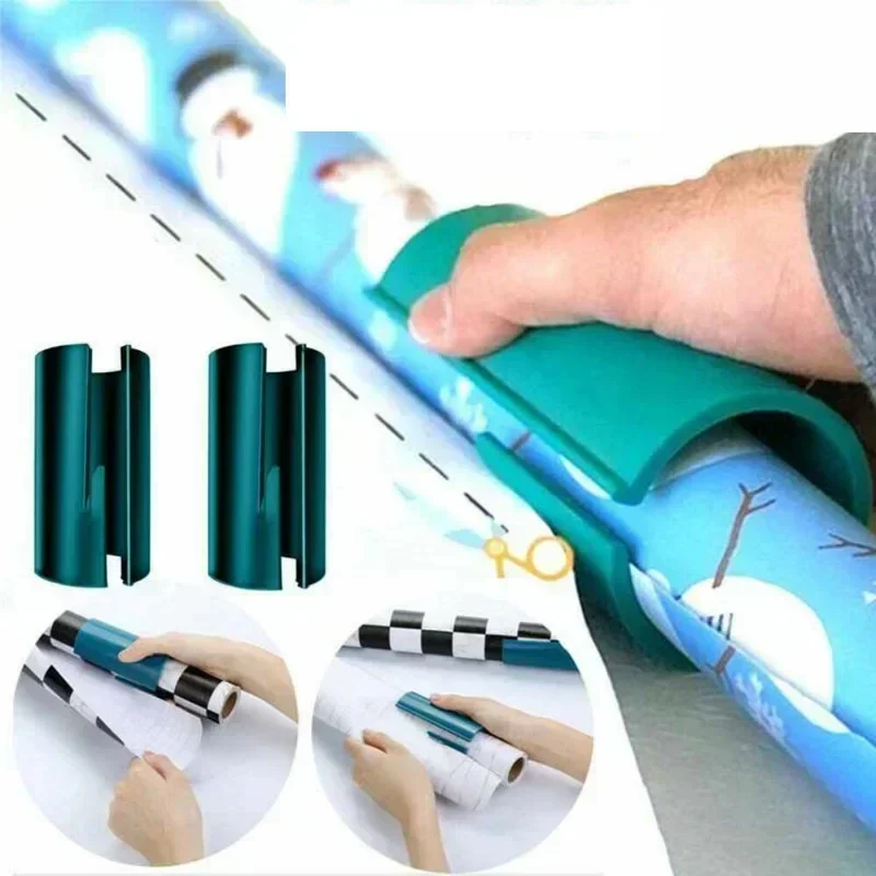 ART SLIDING BIRTHDAY WRAPPING PAPER CUTTER - Image 3