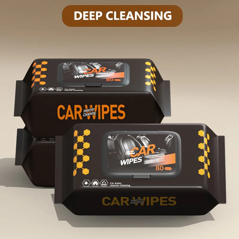 Car interior cleaning and polishing wipes (PACK OF 80) - Image 6