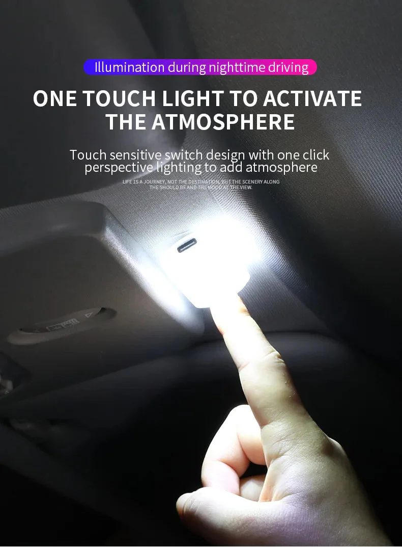 Car Mini Touch Light USB Charging - Image 5