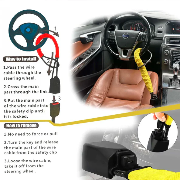 Car Steering Wheel Lock - Image 6