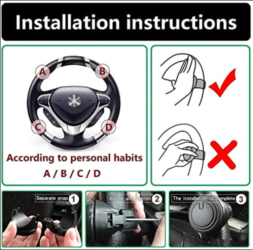 Car Steering Wheel Spinner Knob - Image 5