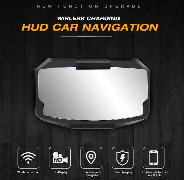Car Wireless Charger with Mirror - Image 3
