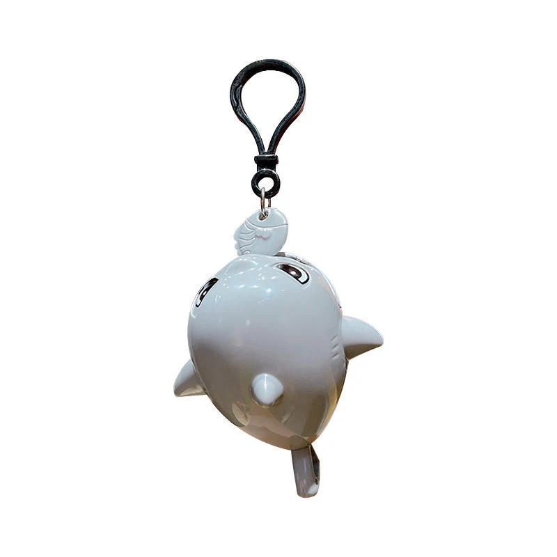 Cartoon Pull String Shark Pendant Keychain - Image 5