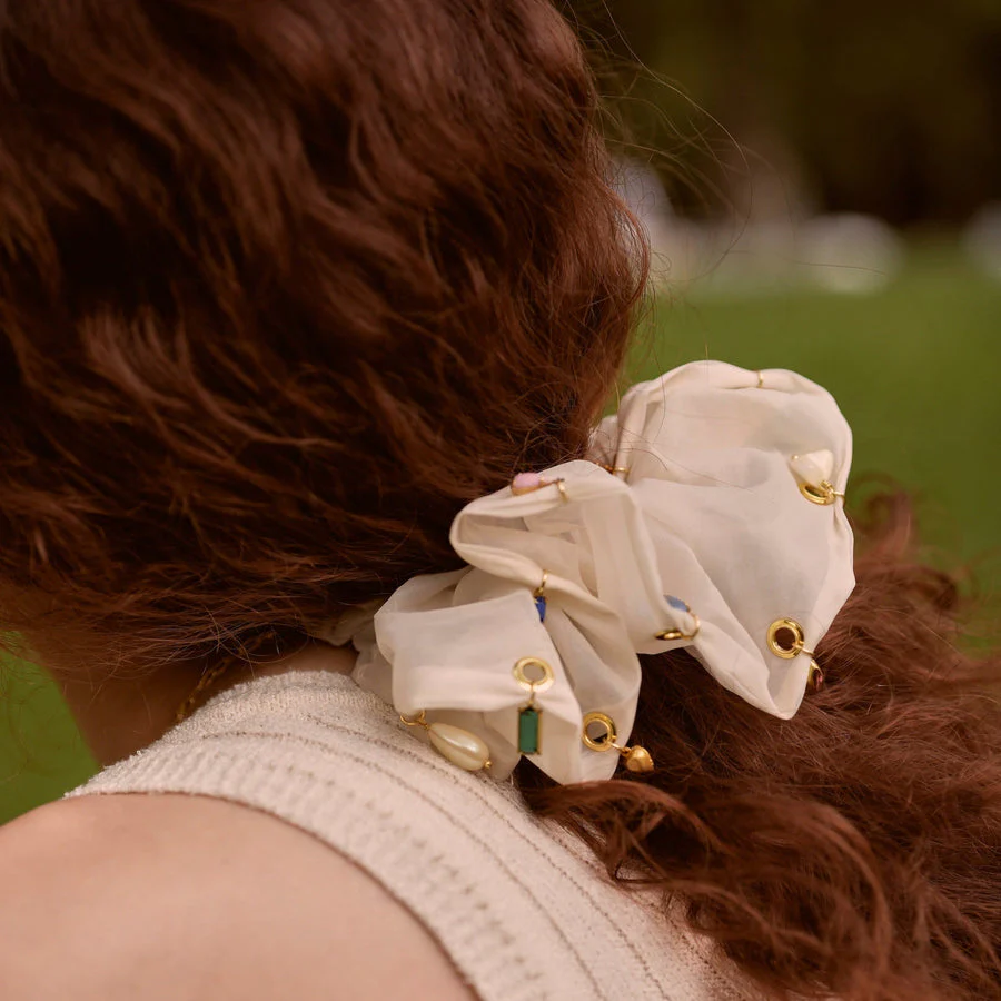 Elegance Bloom Scrunchie - Image 3