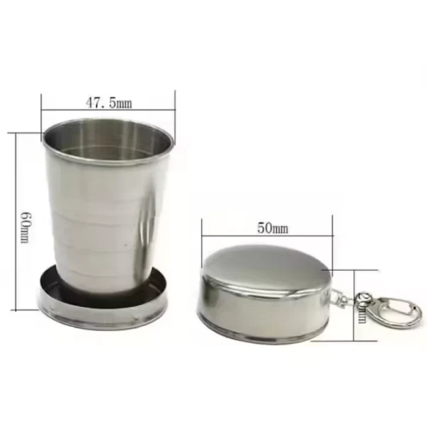 Collapsible Metal Shot Glass - Image 2