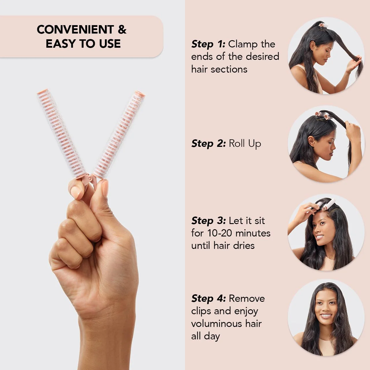 Cordless Heatless Hair Curler - Image 3