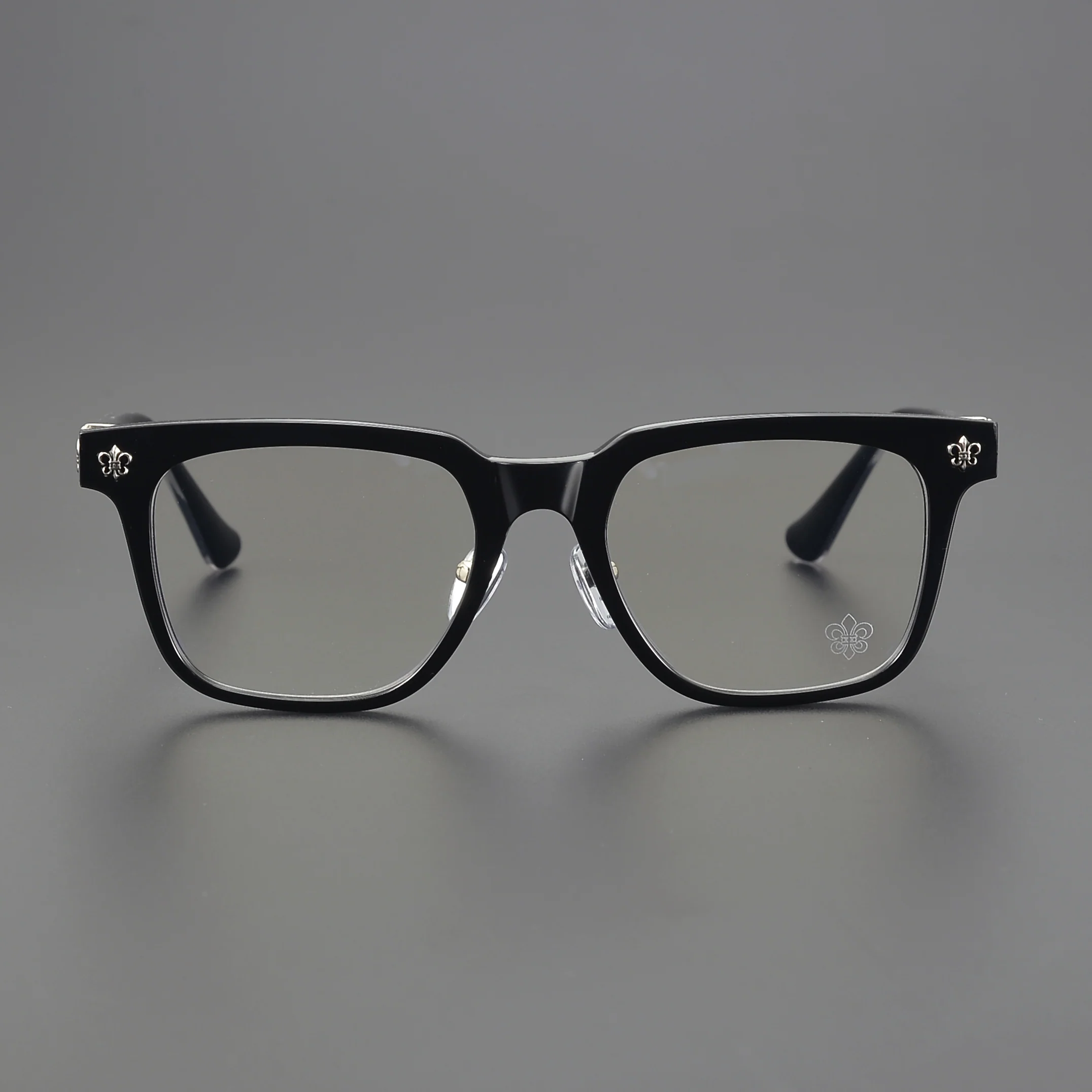 Unisex Rimless UV Crystal Chrome Glasses - Image 2
