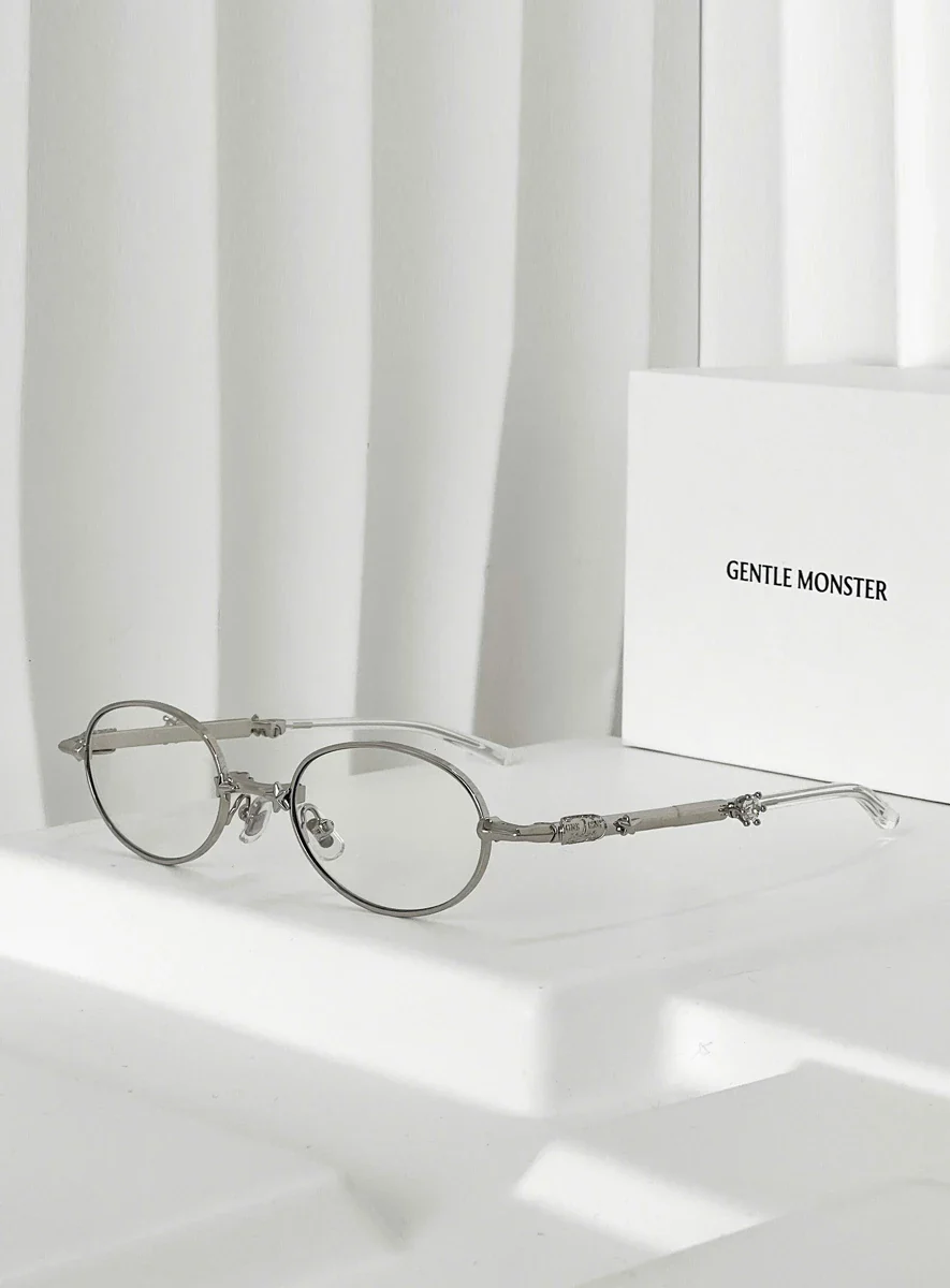 Crystal Orbit Foldable Round Glasses