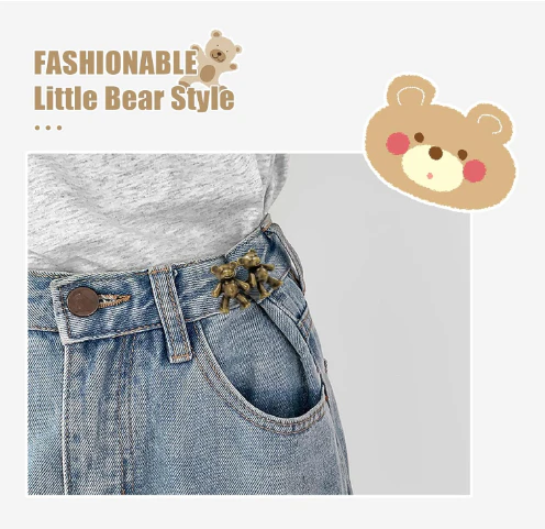 Cute Bear Clips for Pants - Image 2