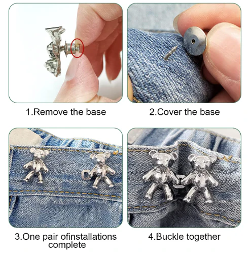 Cute Bear Clips for Pants - Image 4