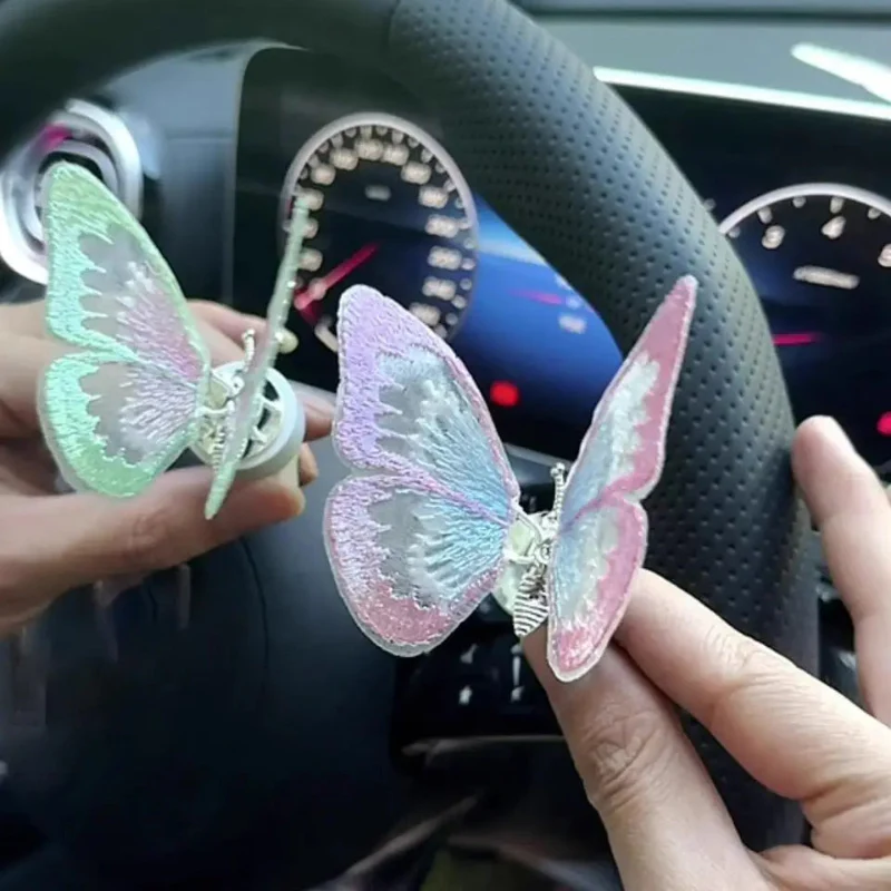 Cute Butterfly Car Dashboard Decor - Image 2