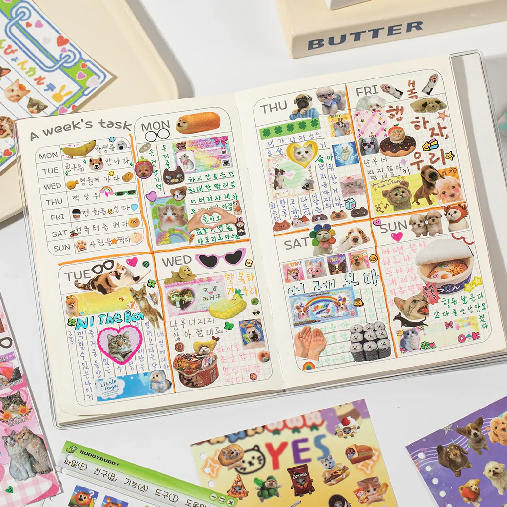 Cute Kitten Collection Sticker Book - Image 3