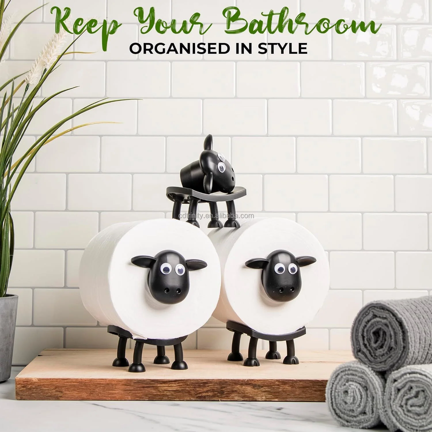 Cute Roll Paper Towel Holder - Image 3