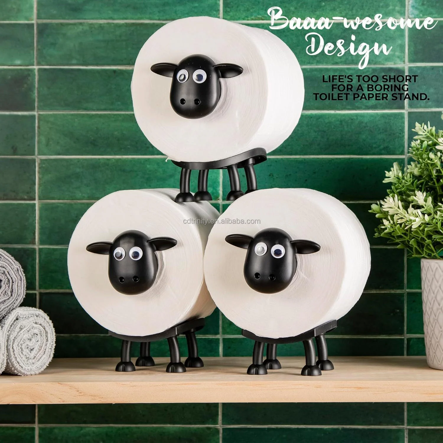 Cute Roll Paper Towel Holder - Image 4