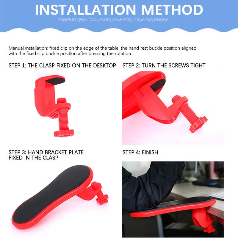 Desktop computer armrest adjustable wrist support pad - Image 5