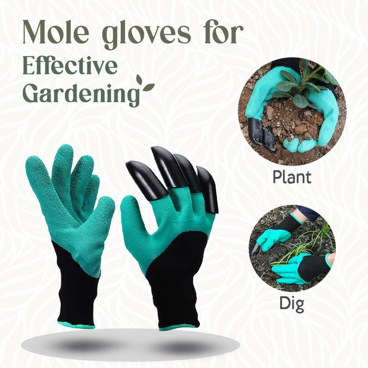 Digging Planting Waterproof Garden Gloves With Claws - Image 5