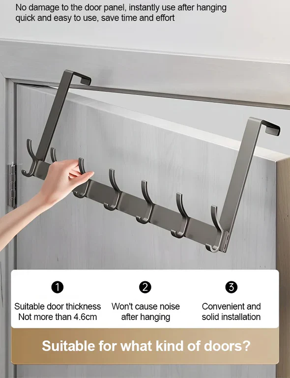 Door 7 Hooks Hanger Organizer - Image 4