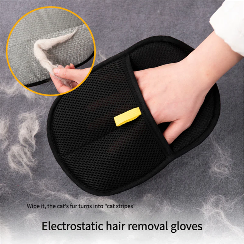 Double-Sided Pet Grooming Cleaning Gloves - Image 4