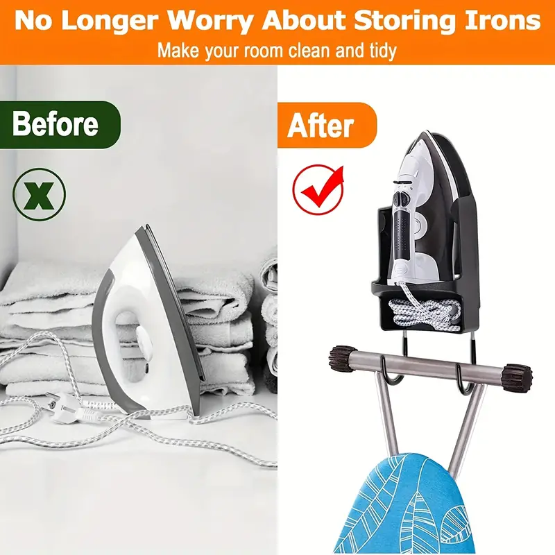 Electric Iron Plastic Storage Rack For Wall - Image 4