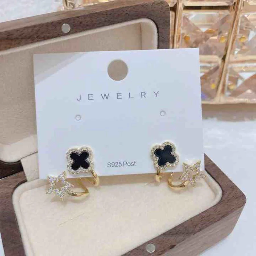 Elegant Delicate Gold Plated Earrings - Image 3