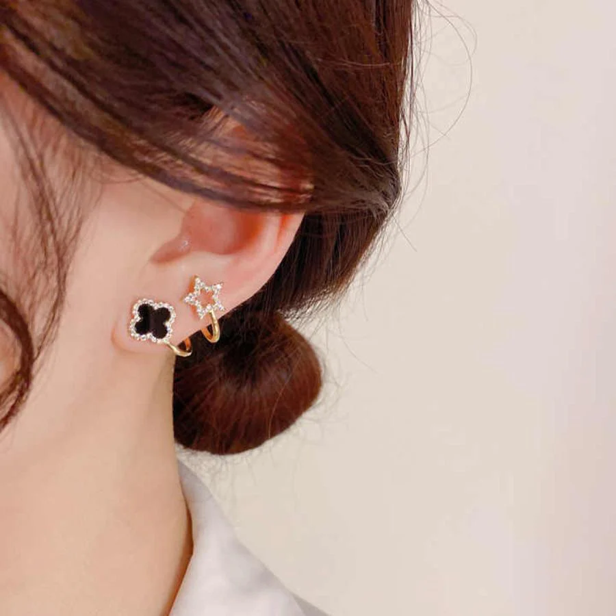 Elegant Delicate Gold Plated Earrings - Image 4