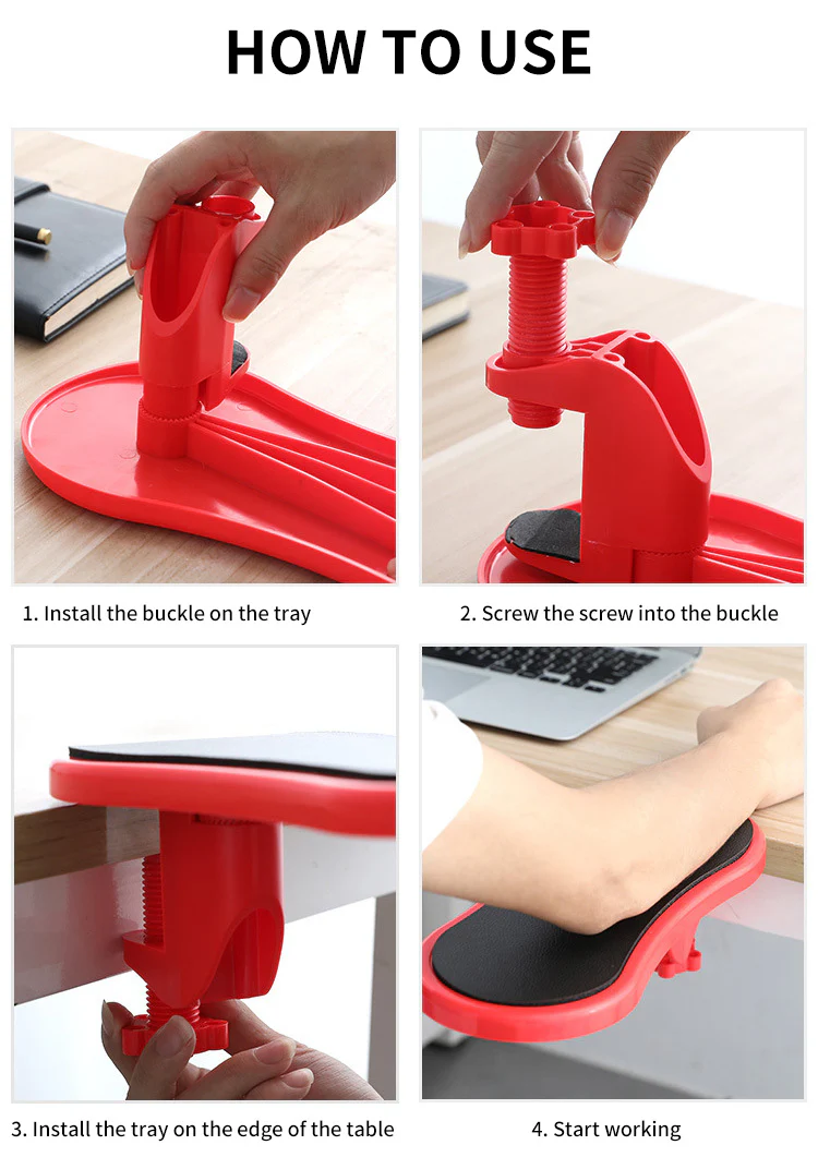 Ergonomic Armrest Table Pad - Image 3