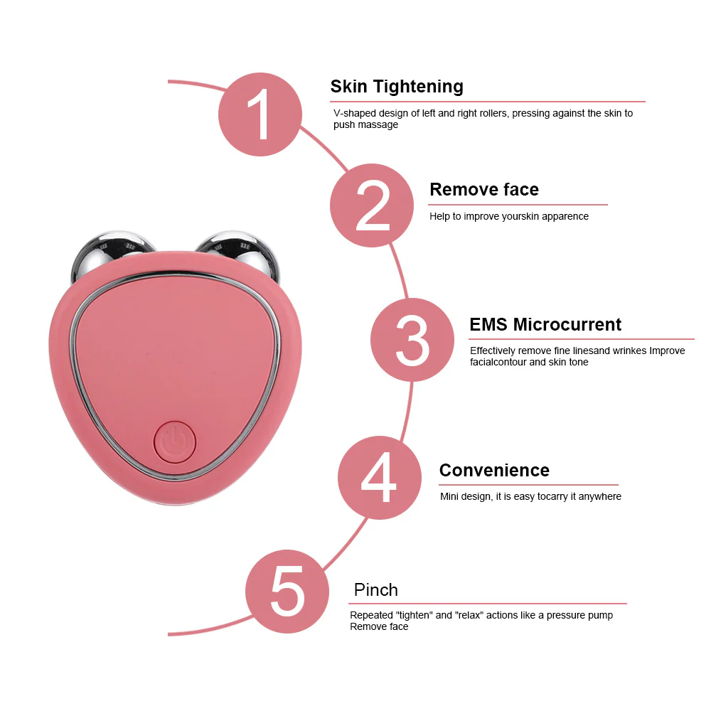 Facial Microcurrent Massage Roller - Image 3
