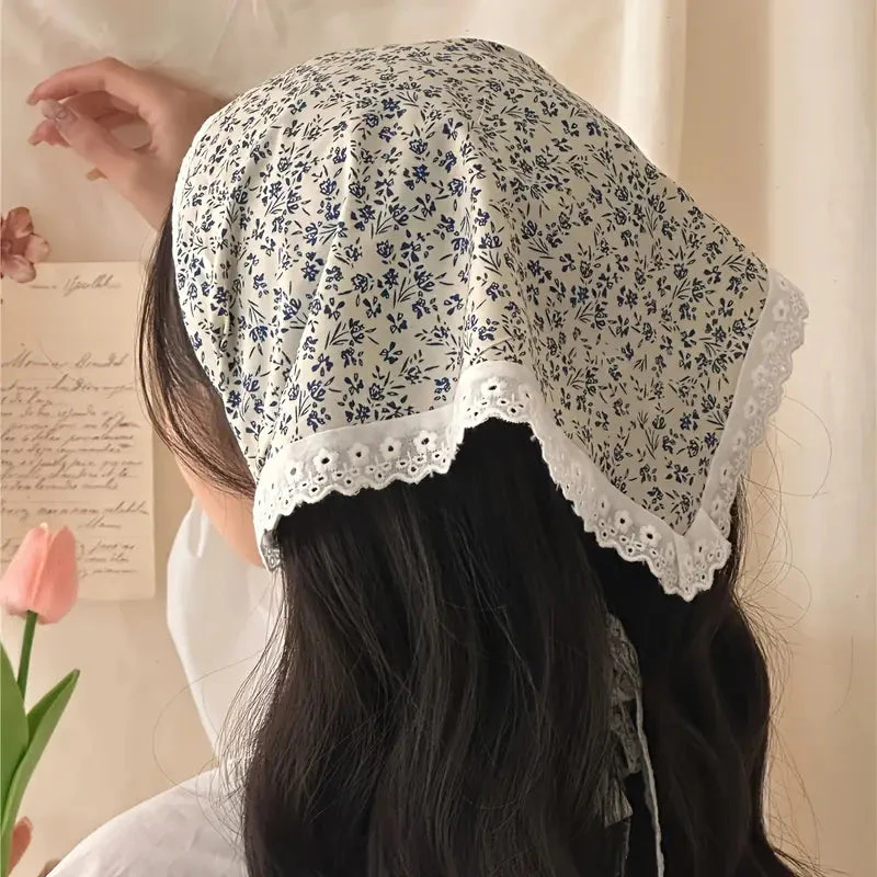 Floral Triangle Scarf Hairband - Image 2
